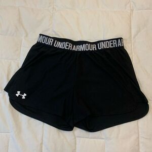 UNDERARMOUR, running shorts, small, with pockets